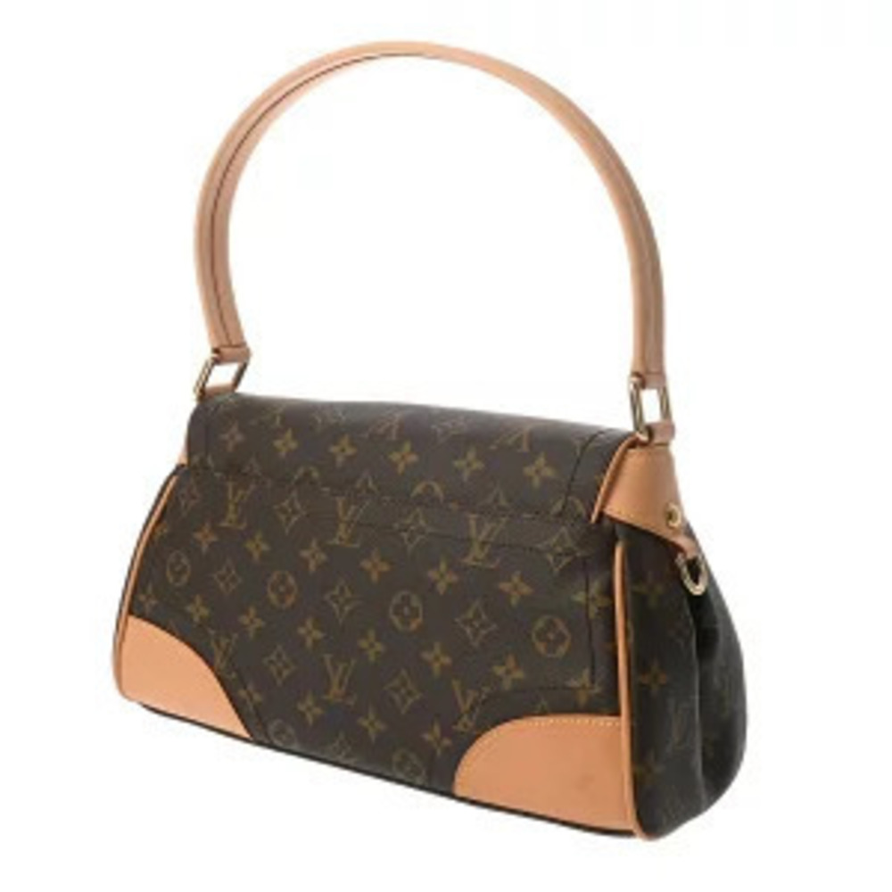 Louis Vuitton Shoulder Monogram Brown Canvas Bag Beverly